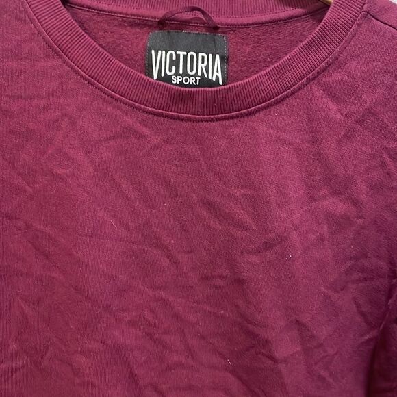 Victoria Secrets Sport dark raspberry woman’s sweatshirt - Picture 3 of 11